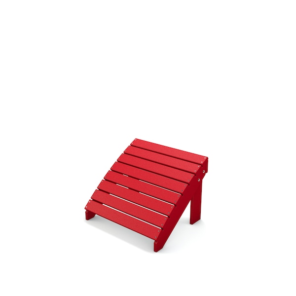 Red Traditional Ottoman
